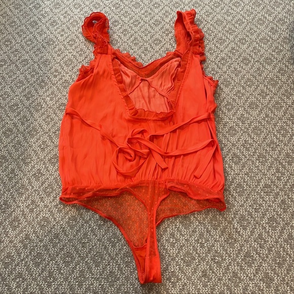 NWT Intimately Free People orange bodysuit - Picture 5 of 7